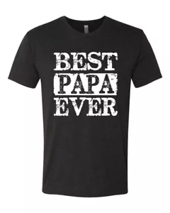 Best Dad Ever Daddy Husband Fathers Day Gift Mens Premium Tri Blend T-Shirt - Picture 1 of 11