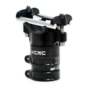KCNC SP-9 ISP Majestic Seat Clamp 34.9/50mm Zero offset w/ Ti Bolt , Black - Picture 1 of 4