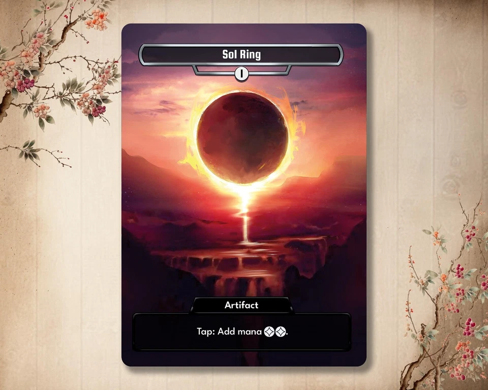 Sol Ring #1 - High Quality Custom Card [ Alternative Custom Art ] - Imagen 1 de 1
