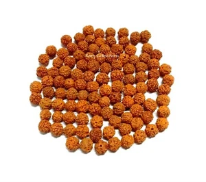 109 perline 5 Mukhi Rudraksha cinque facce Rudraksh 4 mm taglia 100% reale - Foto 1 di 1