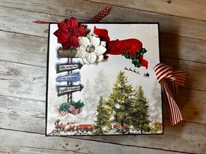 Christmas Polar Express, Winter, Train Scrapbook Album - Picture 1 of 10
