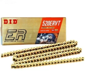 DID 520 ERVT VT2 Enduro Racing Narrow X-Ring Chain Gold 520 120 Links KTM CRF - Picture 1 of 5