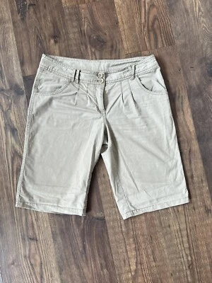 George Beige Soft Cotton Shorts Summer Size UK 14 - Image 1 of 4