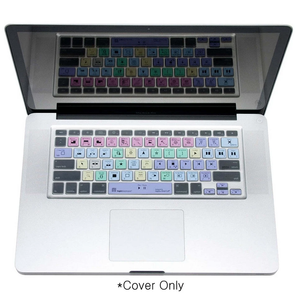 Logickeyboard Final Cut Pro X Macbook Unibody Skin Shortcut Silicone Keyboard - Image 1 of 1