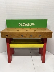 Banco de trabajo con soporte para herramientas Playskool 17" de largo X 16,5" de altura multicolor - Imagen 1 de 10