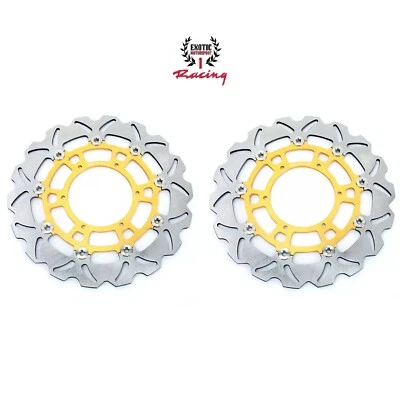  2 Front Brake Rotors For BMW  F800GS 08-18 F 800 GS Adv 13-17 F700GS 13-17 - Image 1 of 4