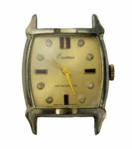 Reloj de pulsera de colección Eastman antimagnético hecho en Suiza 1 base de joya sin ajustar - Imagen 1 de 10