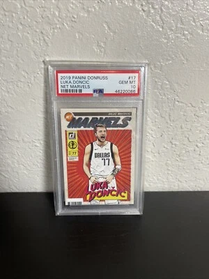 2019-20 Panini Donruss Net Marvels Luka Doncic #17 PSA 10 GEM 状况完好 ✅🆕 — 第 1/2 张图片
