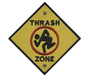 DRI Dirty Rotten Imbeciles Thrash Zone Patch | D.R.I. American Metal Band Logo - Picture 1 of 2