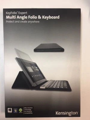 KEYFOLIO ЭКСПЕРТ МУЛЬТИ УГОЛ ФОЛИАНТ И КЛАВИАТУРА УНИВЕРСАЛЬНАЯ СОВМЕСТИМОСТЬ K39532AU - Изображение 1 из 4