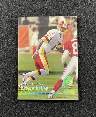 1999 Topps Stadium Club #153 Redskins Champ Bailey Rookie RC HOF - Image 1 of 2