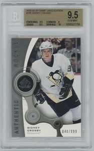 2005-06 UD SP Game Used Sidney Crosby Authentic Rookie /999 #101 BGS 9.5 Gem - Picture 1 of 1