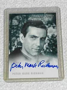 2000 Rittenhouse The Twilight Zone Autograph Card A-31 Peter Mark Richman Ex+/NM - Picture 1 of 2