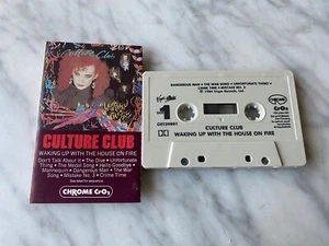 Culture Club Waking Up With The House On Fire CASSETTE Tape 1984 Epic Boy George - Picture 1 of 3