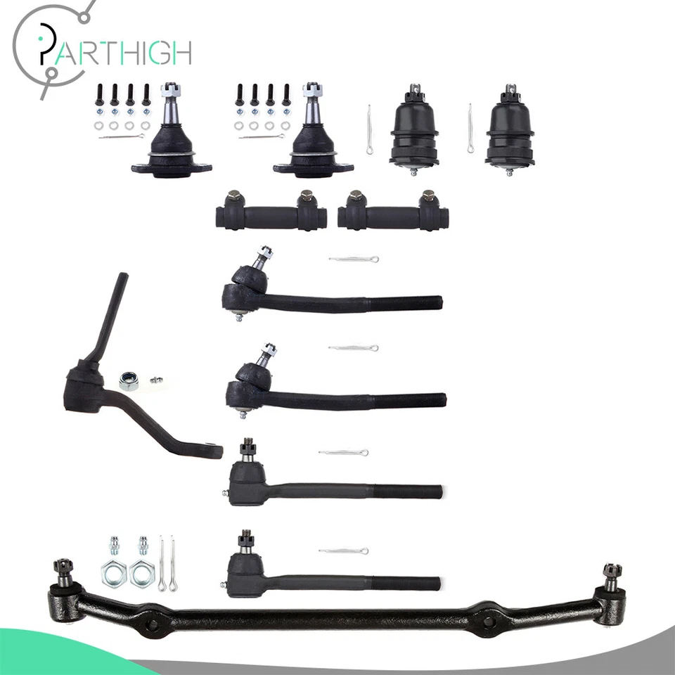 12x Front Ball Joint Tie Rods Center Link Steering For 1978-1989 Buick Electra - Image 1 of 4