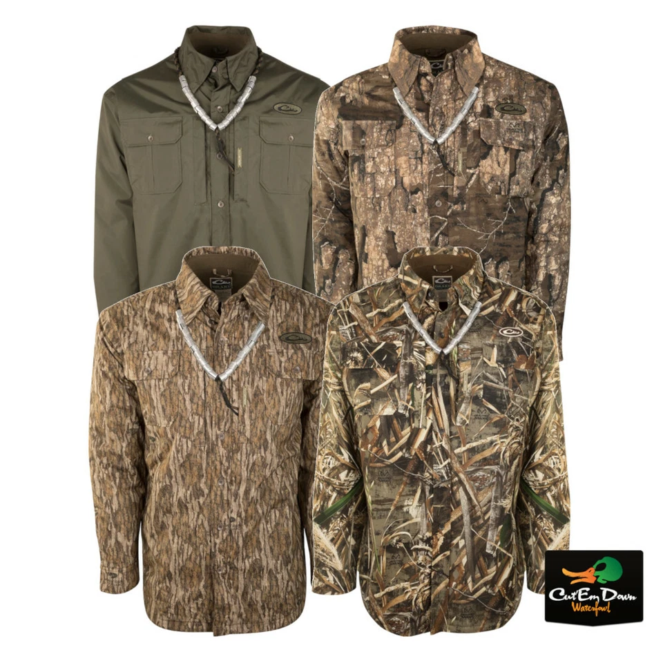DRAKE WATERFOWL GUARDIAN FLEX SHIRKET - SHIRT / JACKET - WATERPROOF - WIND PROOF - Image 1 of 1