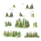 Create an Artistic Space with Metasequoia Wall Sticker 100cm*100cm Pack of 4