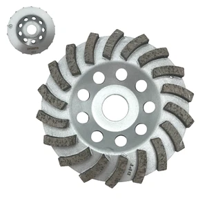4-1/2" Diamond Turbo Cup Wheels Grinding Concrete Floor Masonry Coating removal - Picture 1 of 11