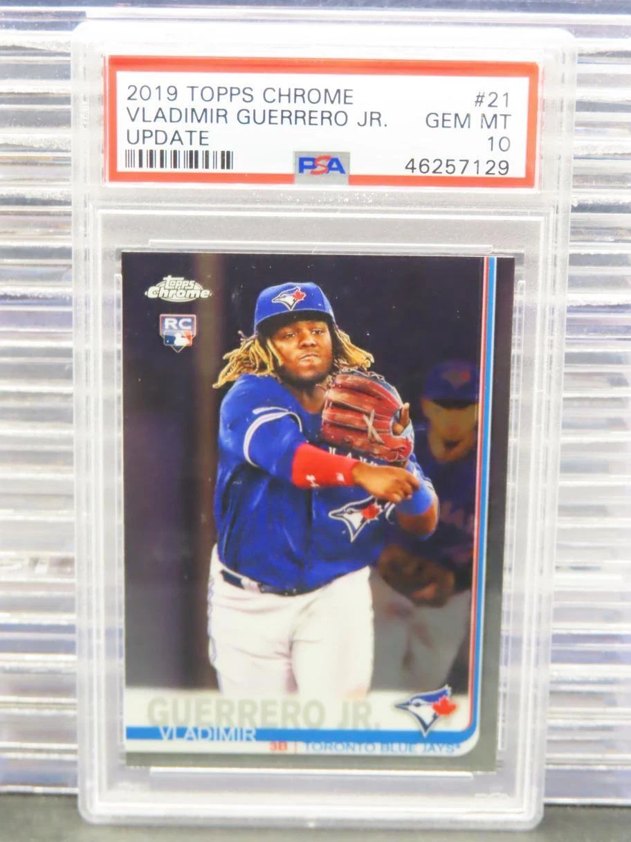 Vladimir Guerrero Jr. 2019 Topps Chrome Update #21 Base PSA 10 Price ...