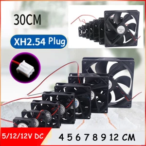 Lüfter Gehäuselüfter für PC Computer Arctic 4 5 6 7 8 9 12 CM leise FAN 5/12/24V - Bild 1 von 17