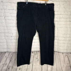 Polo Ralph Lauren Mens Classic 867 Black Jeans size 46B/30 100% Cotton - Picture 1 of 12