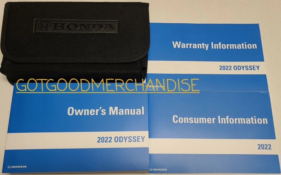 Honda Odyssey 2022 minivan manual del propietario Elite Touring EXL EX LX V6 3,5 L CONJUNTO FABRICANTE DE EQUIPOS ORIGINALES Foto 1 de 2