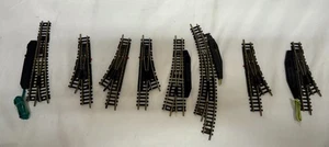 Ocho desvíos Minitrix/Roco escala N - parcialmente para aficionados - Imagen 1 de 1
