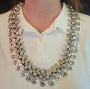 MAJESTIC VINTAGE MARGOT De TAXCO STERLING HALSKETTE 5158 ATEMBERAUBEND 30"×2" 🔥🔥🔥  - Bild 1 von 21