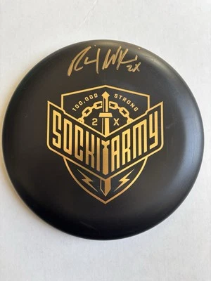 New Signed Ricky Wysocki 100,000 Strong 2x SockIArmy Black Aviar 175g - Image 1 of 2