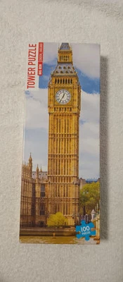 Big Ben Tower Puzzle 100 Pieces - London England Landmark - NEW - Image 1 of 3