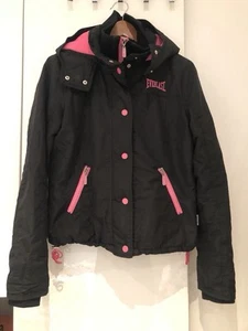 Everlast Women's Hooded Jacket Black Size 8 - Picture 1 of 5