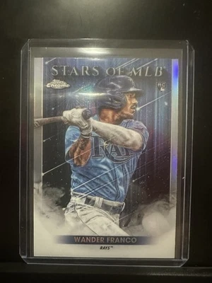 2022 Topps Chrome Stars of The MLB Wander Franco RC - Image 1 of 2