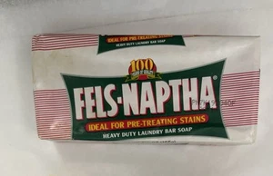 Barra de lavandería Fels-Naptha y quitamanchas de alta resistencia, 5. 5 oz sellado 100 años - Imagen 1 de 3