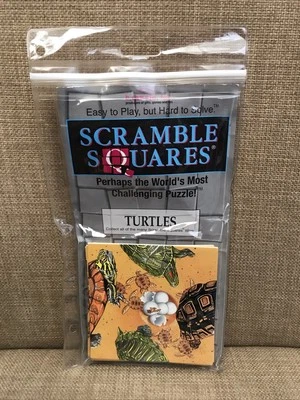 Scramble Squares B-Dazzle Turtles Brain Teaser Puzzle Game - Image 1 of 2