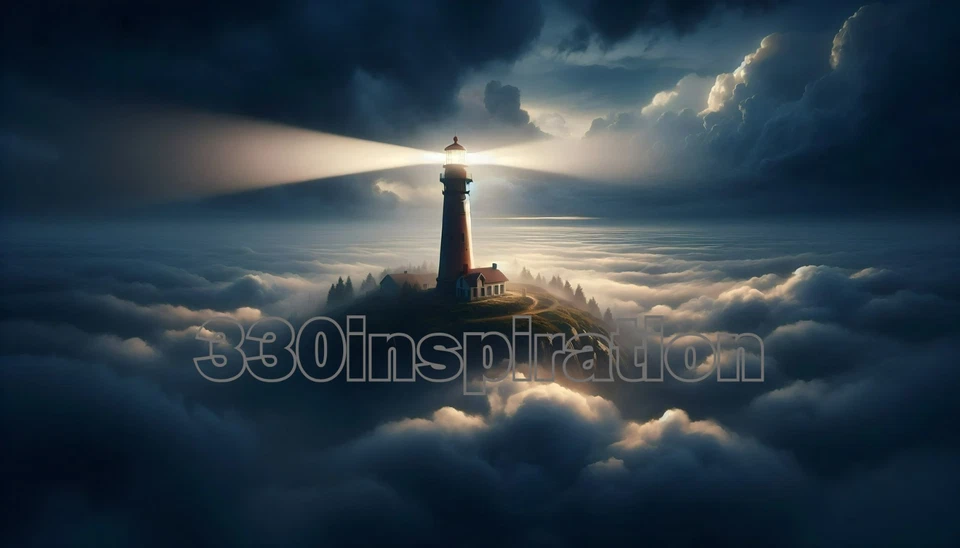 Digital Image Picture Photo Wallpaper Background Desktop Lighthouse Clouds #A78 - image 1 of 1