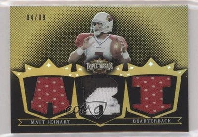 2007 Topps Triple Threads Relics Gold /9 Matt Leinart #TTR82 - Image 1 of 2