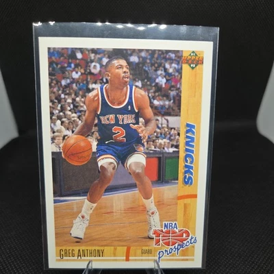 1991-92 Upper Deck - Top Prospects Greg Anthony #448 (RC) - Image 1 of 4