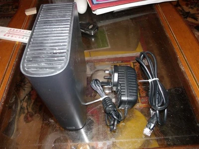 Wd My Book Live 2TB NAS Hard Drive Black, Main cable & ethernet - Image 1 of 4