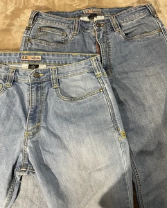 511 Defender Flex Tactical Jeans 33x32 TWO PAIR LOT - Picture 1 of 20