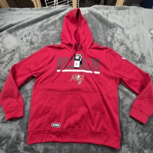Tampa Bay Buccaneers Hoodie Pullover Mens Large NFL Football New Era Combine - Picture 1 of 15