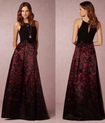 Aidan Mattox Women's Size 6  Sleeves Floral print Gown dress - Image 1 of 4