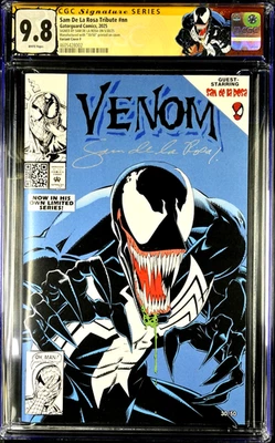 Sam de La Rosa Tribute (2025) CGC 9.8 NM/MT SS Blue Venom Lethal Protector 30/50 - Image 1 of 2