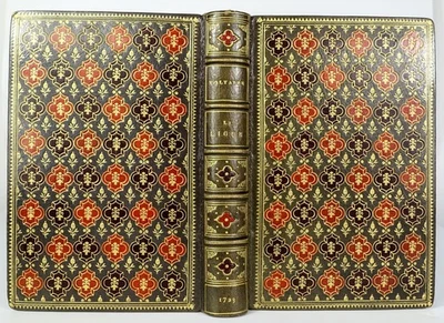 📖 VOLTAIRE-LA LIGUE.RARE EDITION ORIGINALE 1723-EXCEPTIONNELLE RELIURE MAROQUIN - Photo 1/4