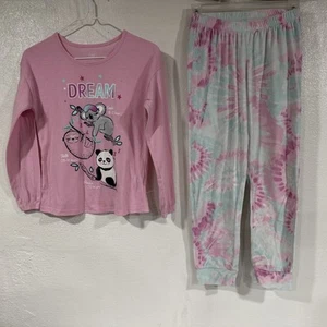 Wonder Nation Koala Sloth Panda Pajama Set Girls Size Large - Picture 1 of 14