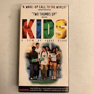 KIDS 1995 VHS Tape Unrated 90's Larry Clark Harmony Korine Film RARE OOP