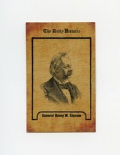#TN12147 GENERAL HENRY W. SLOCUM Daily Historic Trade Card RARE