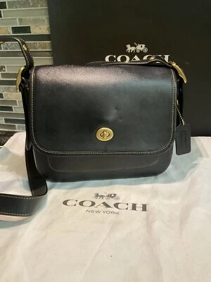 Bolso Bandolera COACH 1941 Cuero Curtido Rambler 89127 Negro Edición Limitada Foto 1 de 4