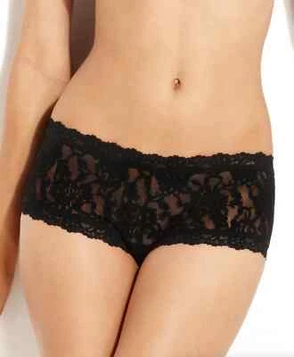 Hanky Panky L95439 Negro Firma Encaje Boyshort Panty Mujer Ropa Interior Talla S Foto 1 de 2