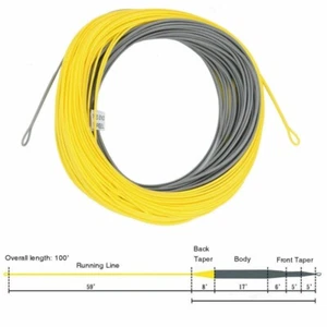 Real Windcutter Windproof Fly Fishing Line Peso Forward Floating WF4/5/6/7/8F - Imagen 1 de 5