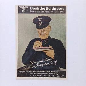 1943 Deutsche Reichspost Postscheck Postsparkassendienst, Werbeanzeige, Werbung - Bild 1 von 1